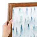 ArtToFrames 30x30 Inch Brown Picture Frame, This 1.25 Inch Custom Wood Poster Frame is Walnut, Great for Your Art or Photos - Co