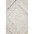 Rizzy Home Alora Decor Makalu 3' X 5' Geometric/Solid Ivory/Natural Hand-Tufted Area Rug