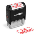 Top Secret Self Inking Rubber Stamp - Red Ink (Excelmark A1539) (Stamp Only)