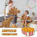Tvvpgg Dino Nugget Plush,Large 20 In Dino Nugget Pillow Stuffed Toy, Funny Dino Chicken Nuggets Pillow Gifts For Kids Adults Gir
