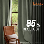 Lazzzy Grayish Green Velvet Curtains Room Darkening Thermal Insulated Curtains 120 Inch Length Window Drapes For Bedroom Living Room Super Soft Luxury Rod Pocket Window Treatment 2 Panels