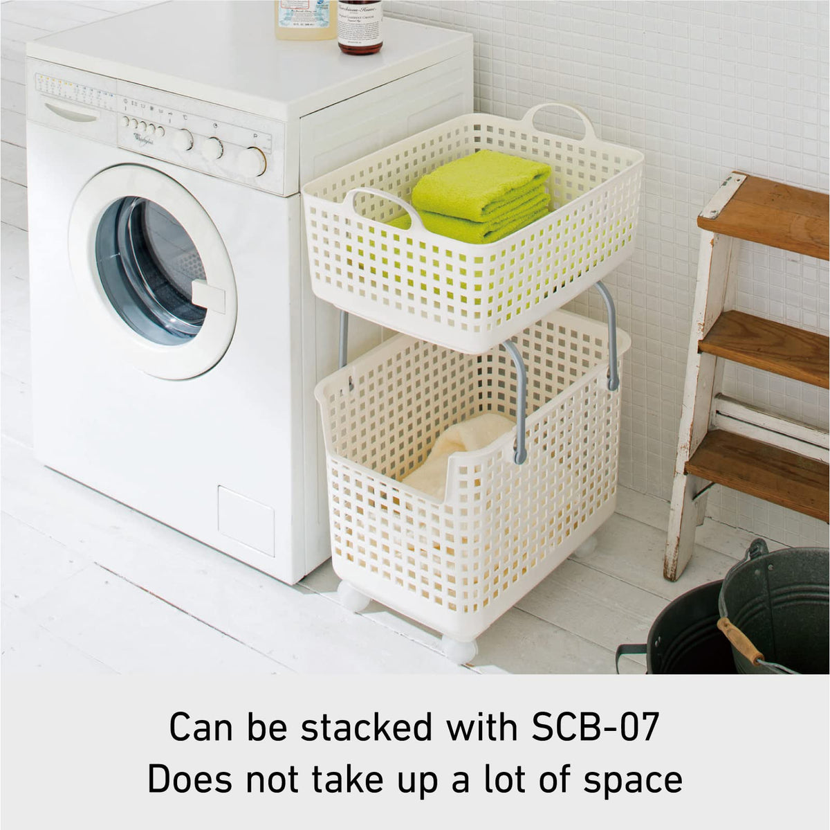 Like-It Scb-6 Daily Use Inside Or Outside. Movable Handles Make It Easy To Carry Around | Portable Large Basket For Kitchen, Lau