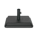 Us Weight 40 Pound Umbrella Base - Weighted Umbrella Base For Use With Patio Table - Heavy Duty Base- 4    Stem Accommodates 1