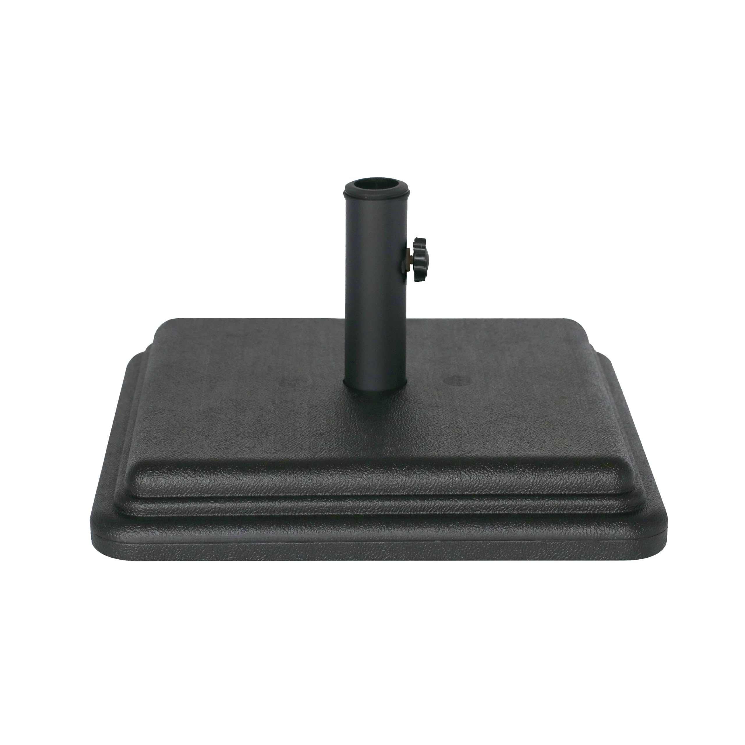 Us Weight 40 Pound Umbrella Base - Weighted Umbrella Base For Use With Patio Table - Heavy Duty Base- 4    Stem Accommodates 1