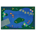 Carpets for Kids KID$Value 36.06 Tranquil Pond Value Rug 3ft x 4ft 6in Rectangle Blue