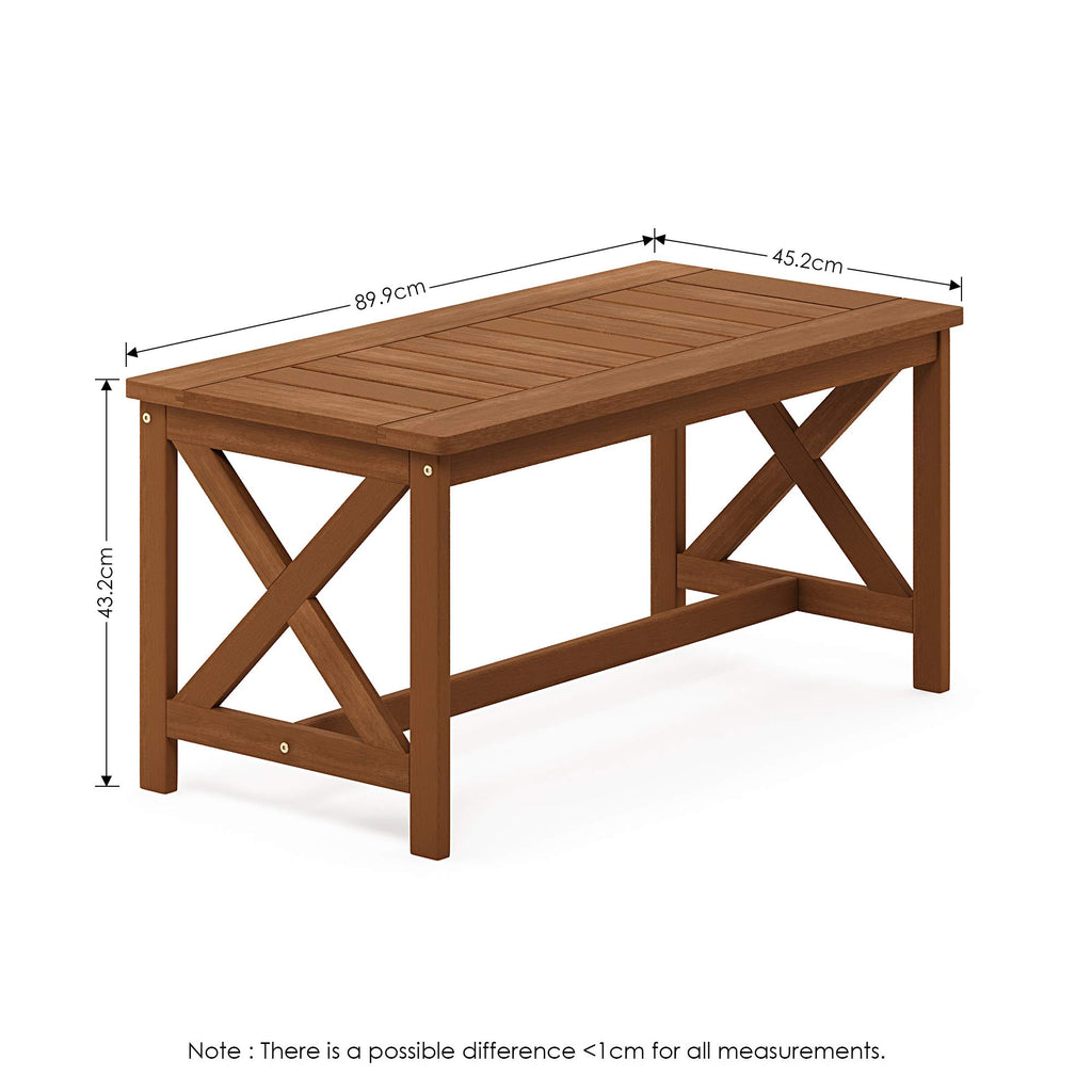 Furinno Fg18111 Tioman Coffee Table, X-Leg, Natural
