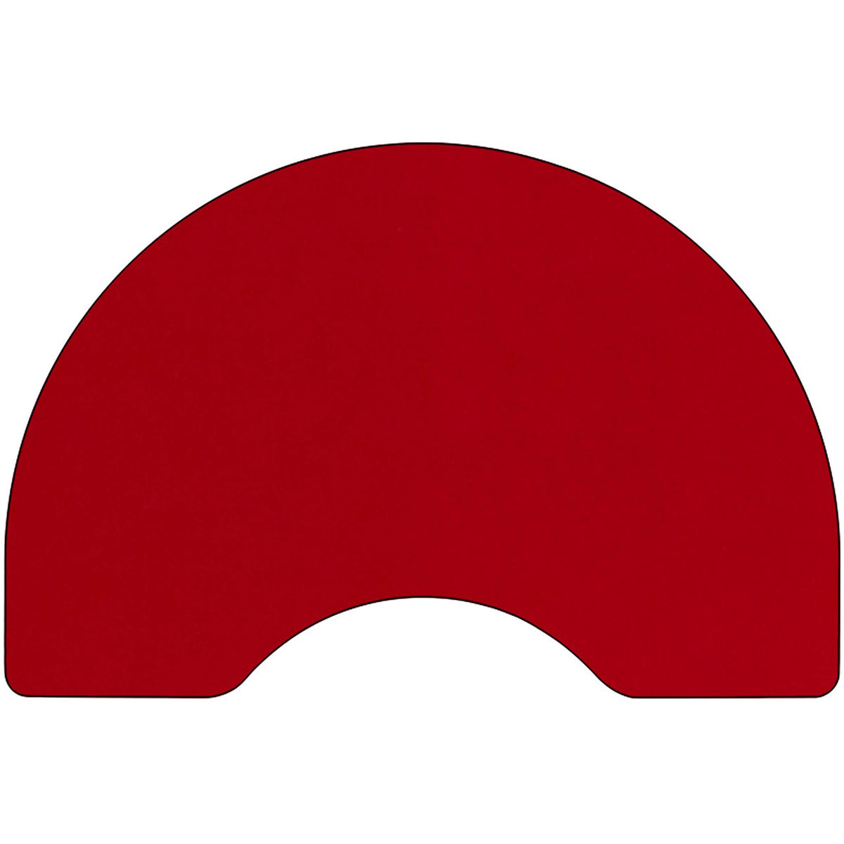 Flash Furniture 48x96 KDNY Red Activity table, 96" D x 48" W x 25.13" H