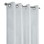 Richmark International Boucle Sheer Grommet Curtain Panel 52 X 108 In White