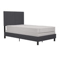 Dhp Janford Upholstered Bed, Gray Linen, Twin