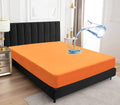 Sufdari Cal King Mattress Protector,Waterproof Mattress Protector,Fitted Sheet Style Mattress Cover With 18' Deep Pocket,Washable And Comfortable-Orange,California King