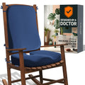 Elmara Doctor-Designed Rocking Chair Cushion Set Is The Ultimate Comfort Solution - Contour Jumbo Memory Foam Cushions - Rocking