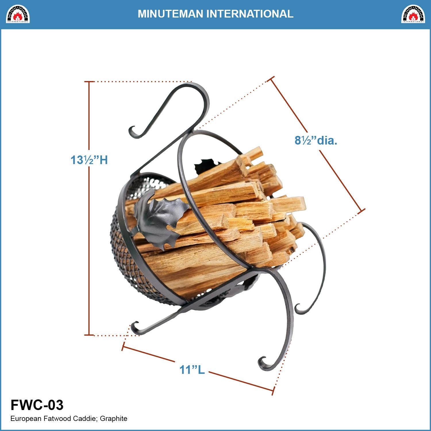 Minuteman International Fwc-03 Fatwood Caddy, European