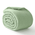 Kozyhvn 100% Cotton Muslin Blanket 40  x 40 , Breathable and Lightweight Cotton Throw Blankets, Soft Cooling Summer Gauze Blanke