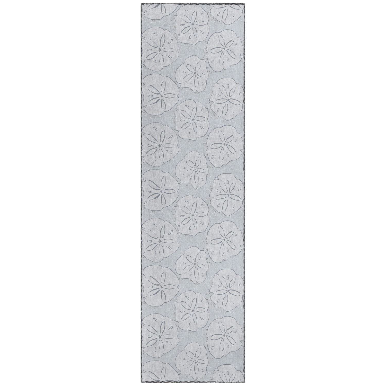Seabreeze Sz10 Gray Coastal Rug Runner 2' 3" X 7 ' 6"