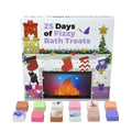 Enfusia Bath Bombs Christmas Advent Calendar 2024 Kids, Toddlers & Women - 25 Days of Fizzy Bath Treats - Handmade in USA - Natu