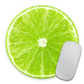 Lime Slice Mousepad, Tropical Mouse Pad, Fruit Mousepad, Vegan Mouse Pad, Funny Present, Food Mousepad