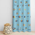 Decomizer Super Soft Brushed Microfiber Cotton Kids Door Room Darkening Grommet Floral Curtains For Nursery, Bedroom, Playroom, 