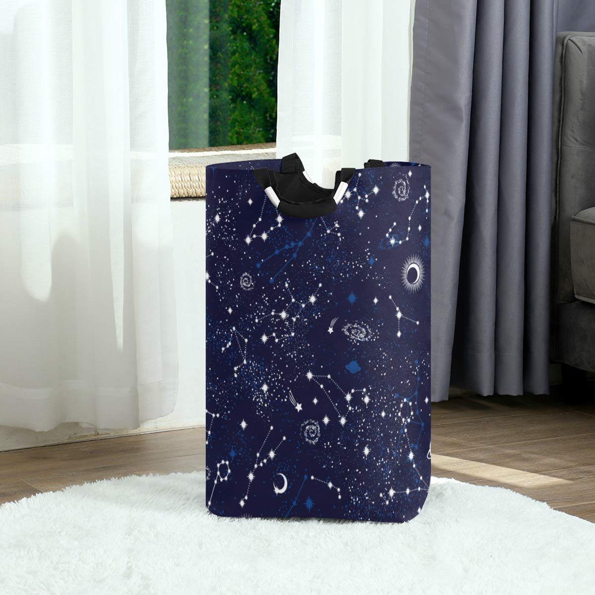 Nander Laundry Basket Dragonfly Watercolor Large Hamper Foldable Bag For Dirty Clothes Organizer Laundry Bag Picnic Baskets Prin