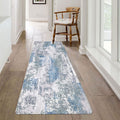 famibay 2x6ft Hallway Runner Rug with Rubber Backing Upgraded Non Slip Modern Abstract Washable Rug Runner Soft Fluffy Low Pile 
