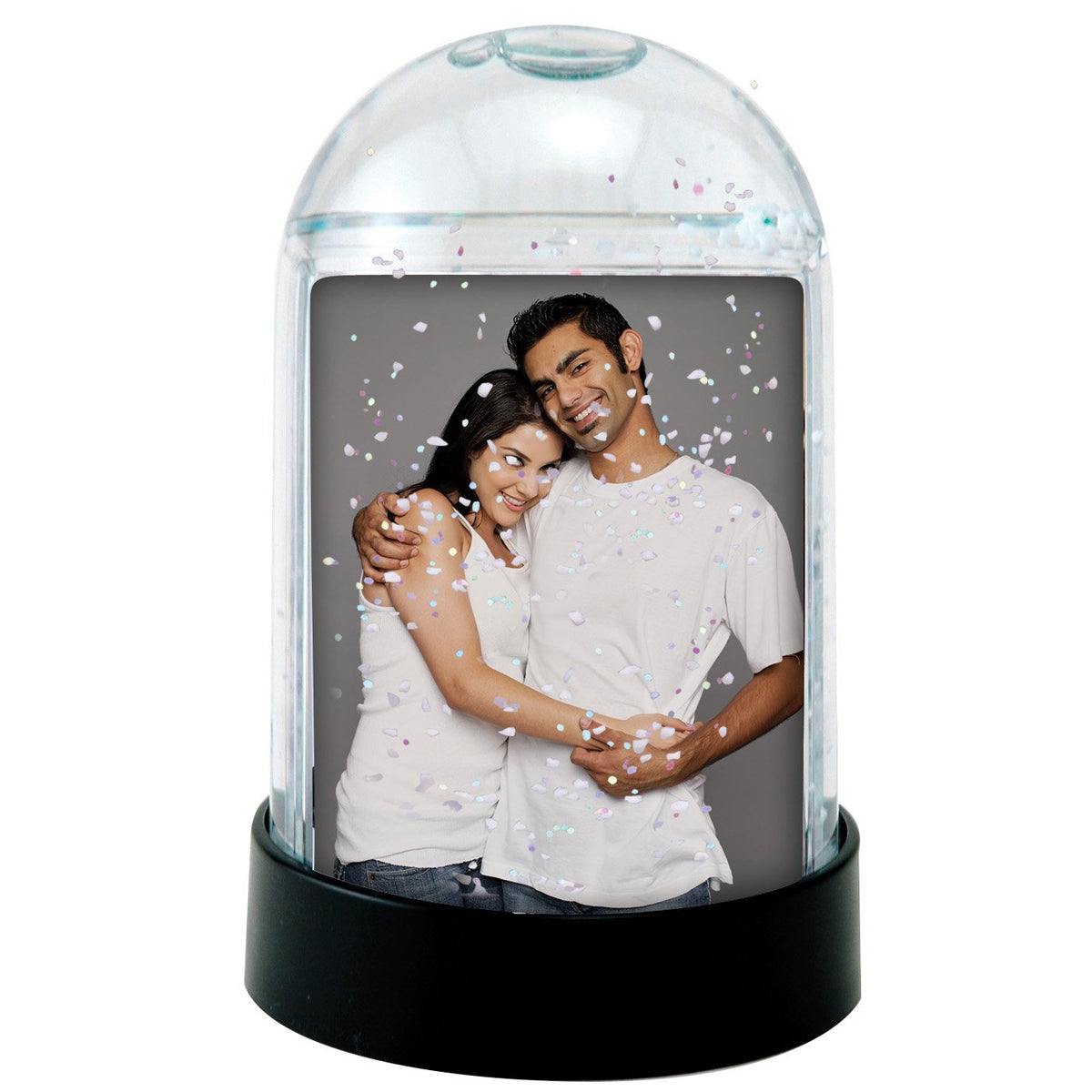 1.75 x 2.75 Clear Vertical Photo Snow Globe