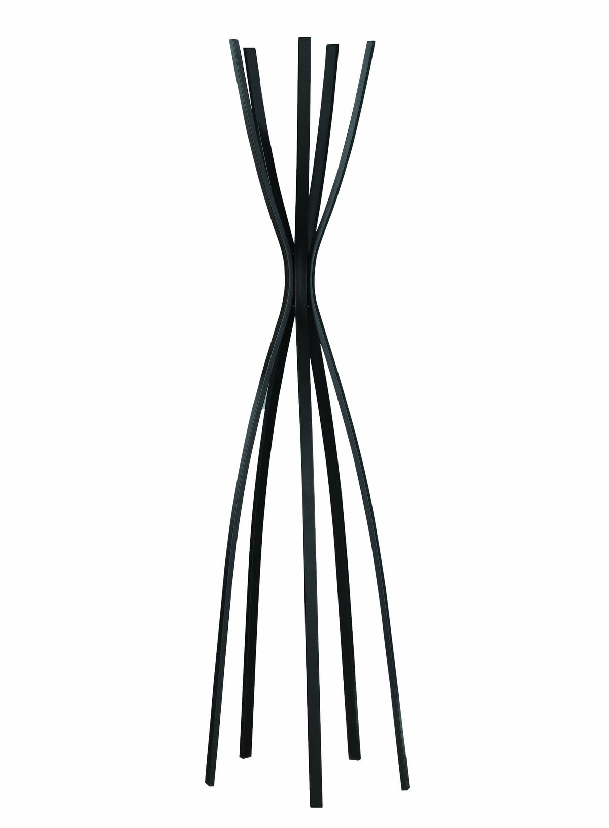 Monarch Specialties 2017, Hall Tree, Free Standing, 5 Hooks, Entryway, 72inch H, Bedroom, Metal, Contemporary, Modern Coat Rack, 19