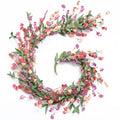 Artgar Flower Garland 6 Ft Spring/Summer Garland Floral Garland for Mantle All Year Round Paper Garland Decor for Indoor Outdoor