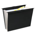 Wilson Jones 68205 Slide-Bar Expanding Pocket File, 13 Pockets, Poly, Letter, Black