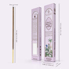Incense Sticks, Cherry Blossom Incense, Made With Natural Ingredients, Hand Rolled Aromatic Masala, 40 Stick Pack, 45-60 Minute