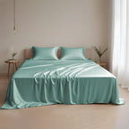 Linenwalas King Size Sheets Set Silk Soft - Austrian Eucalyptus Tencel Lyocell Bed Sheets-Organic, Cooling,Breathable, Deep Pock