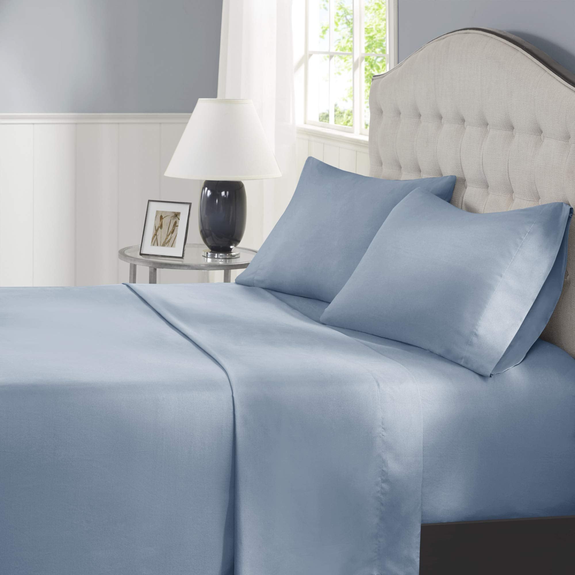 Comfort Spaces King Cooling Sheets, Moisture Wicking Coolmax Sheets, Soft, Colorfast Sheet Set, Cooling Bed Sheets For Hot Sleep