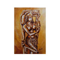 S S SUNDARAM ARTS Sculpture Style Watercolor Painting  Textured Classical Art Wall Dcor  100% Hand Made Painting
