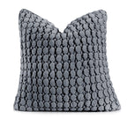 Cocoploceus 1 Piece Euro Sham Boho 24X24 Pillow Covers Decorative Farmhouse Pillow Covers Velvet Square Cushion Covers Soft Bubb