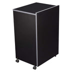 Oklahoma Sound 100 Series 33.75-Inch Portable Lectern Base, Black/Charcoal (112-Bk)