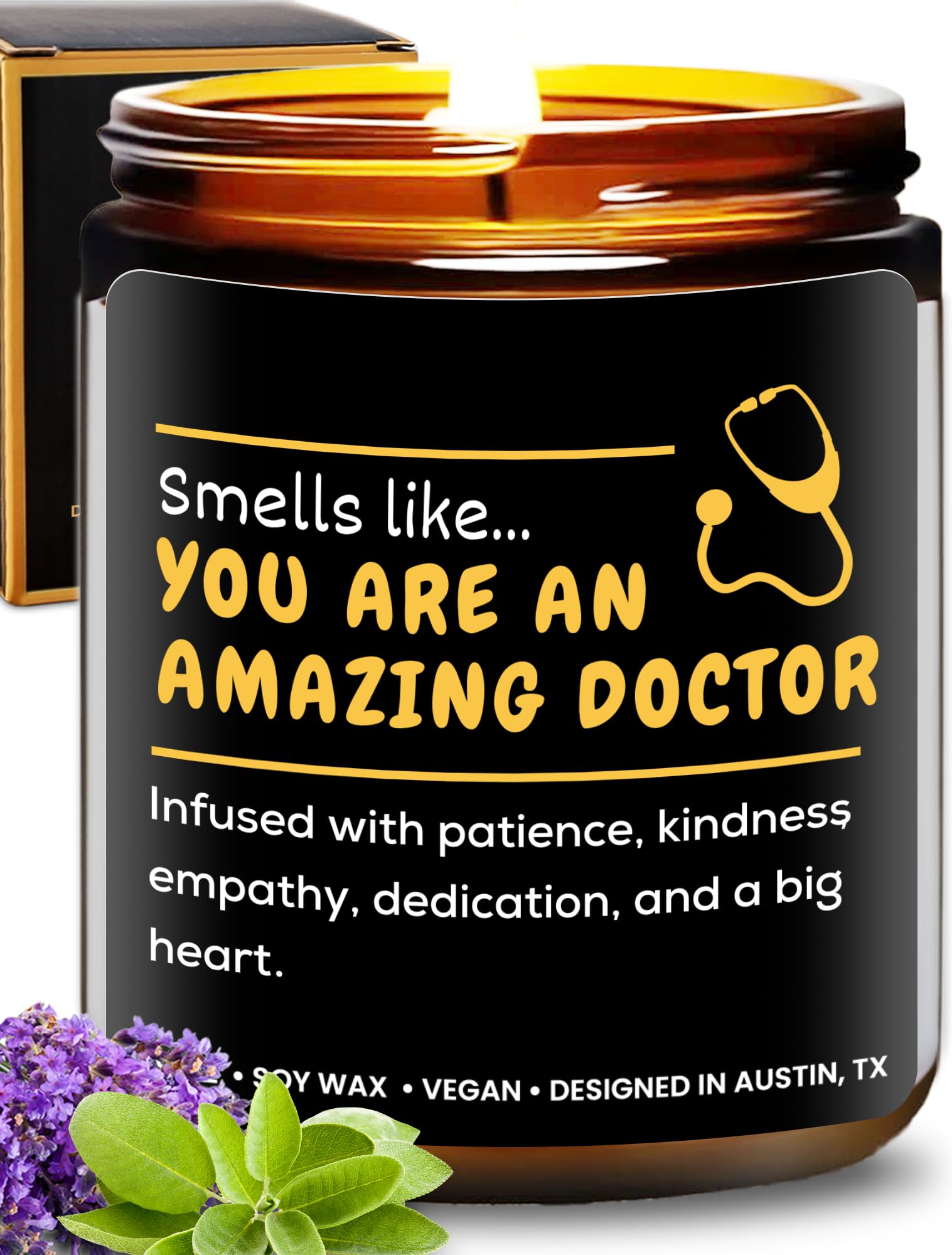 Doctor Candle, Doctor Gifts, Unique Gifts for Doctors, Ideal Doctor Gifts for Men and Women, Doctor Graduation Gifts, Gifts for 