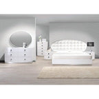 Best Master Furniture France Platform Modern Bed, Queen