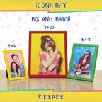 Icona Bay 8X10 Picture Frames (Red, 3 Pack), Colored Solid Wood Scandinavian Style Frames For Photo, Pizzazz Collection