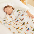 HOSUKKO Weighted Blanket - 3 lbs Engineering Vehicles Heavy Blanket - Breathable Blanket(36 * 48 inches, 3 lbs)