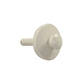 JR Products 95125 Single Stem Pop-Up Stopper - Parchment , white