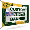 Tfen - 2Ft X 5Ft Custom Vinyl Banner For Indoor & Outdoor Use - Full Color 13 Oz Sign - Personalized With High-Resolution Images