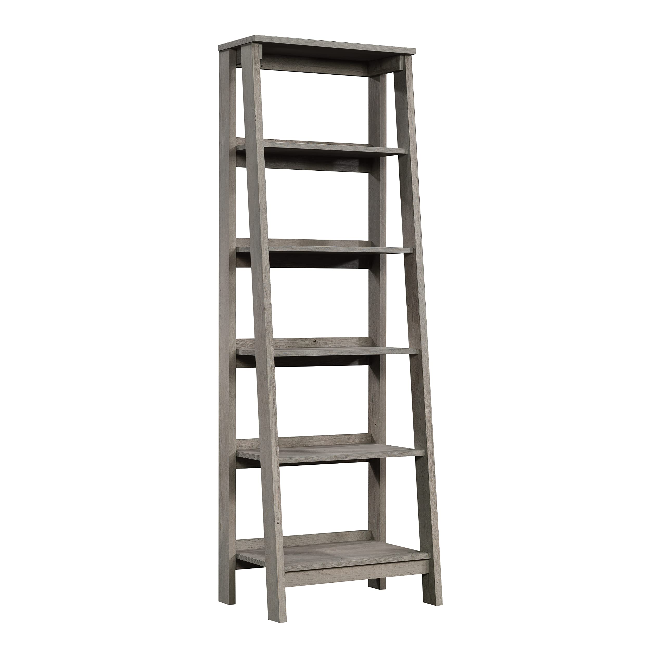 Sauder Trestle 5-Shelf Open Display Bookcase/Book Shelf, Mystic Oak Finish