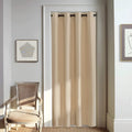 NICETOWN 80 inch Curtain Privacy for Doorway - Thermal Insulated Grommet Window Treatments Room Darkening Sound Reducing for Bed