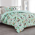 Sapphire Home 3 Piece Panda Twin Kids Comforter Set - Kids Bedding - Pillow Sham, Decorative Toy Pillow - Toddler Bed Kit, Panda