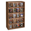 Ikee Design Wooden Wall-Mounted Display Shelves Rack for Collectibles-Figures,Shot Glasses,Spice Can,Cosmetics or Perfume-5 Adju