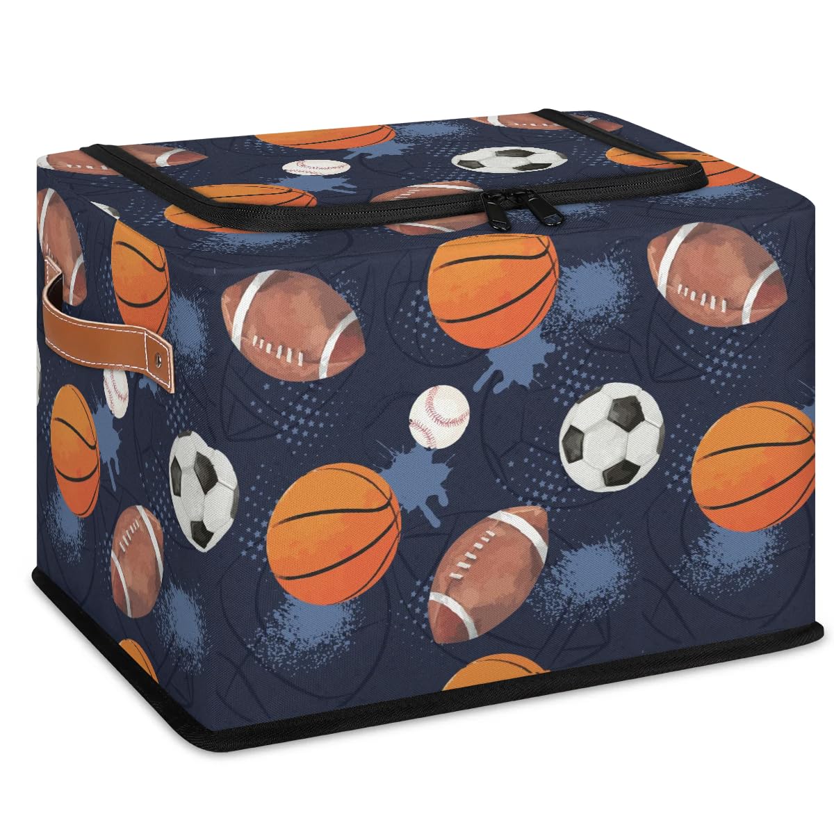 Large Toy Box Collapsible Storage Bins with Lids Closet Storage Baskets for Organizing Shelves Nursery Toy Storage Organizer Box