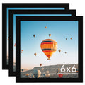 JCJMY 17x24 Picture Frame Set of 3 Black for Poster Photo Picture, Horizontal and Vertical Formats for Wall Hanging, 17 x 24 Wal
