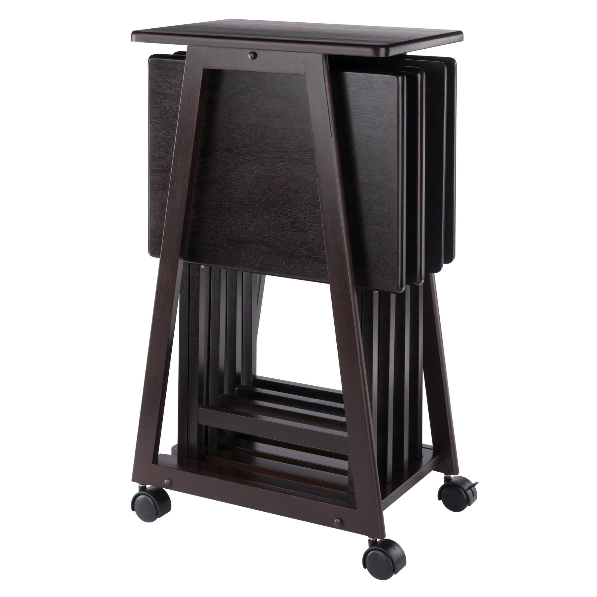 Winsome Adriel 5-Pc Snack Table Set, Coffee