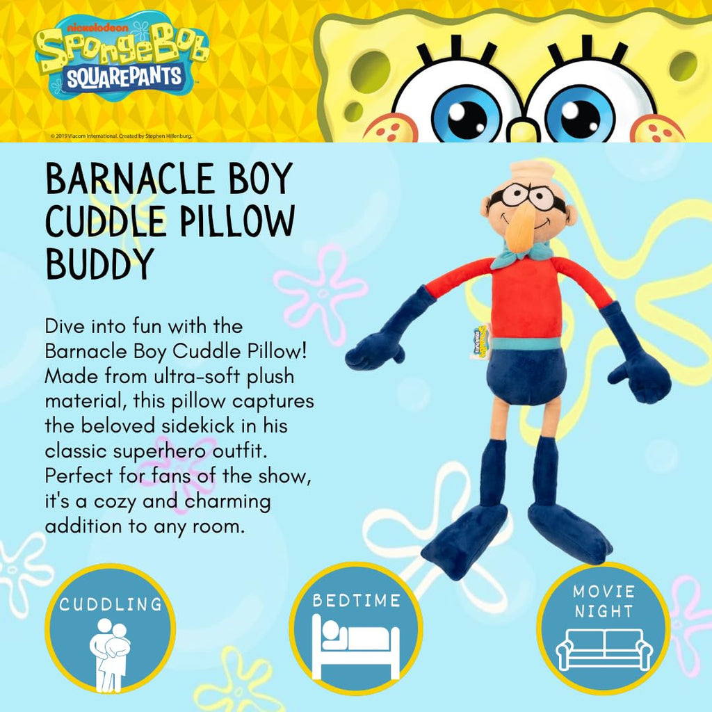 Franco Spongebob Squarepants Barnacle Boy Cuddle Pillow Polyester