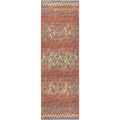 Winslow Wl5 Orange Transitional Rug Runner 2' 6" X 8'