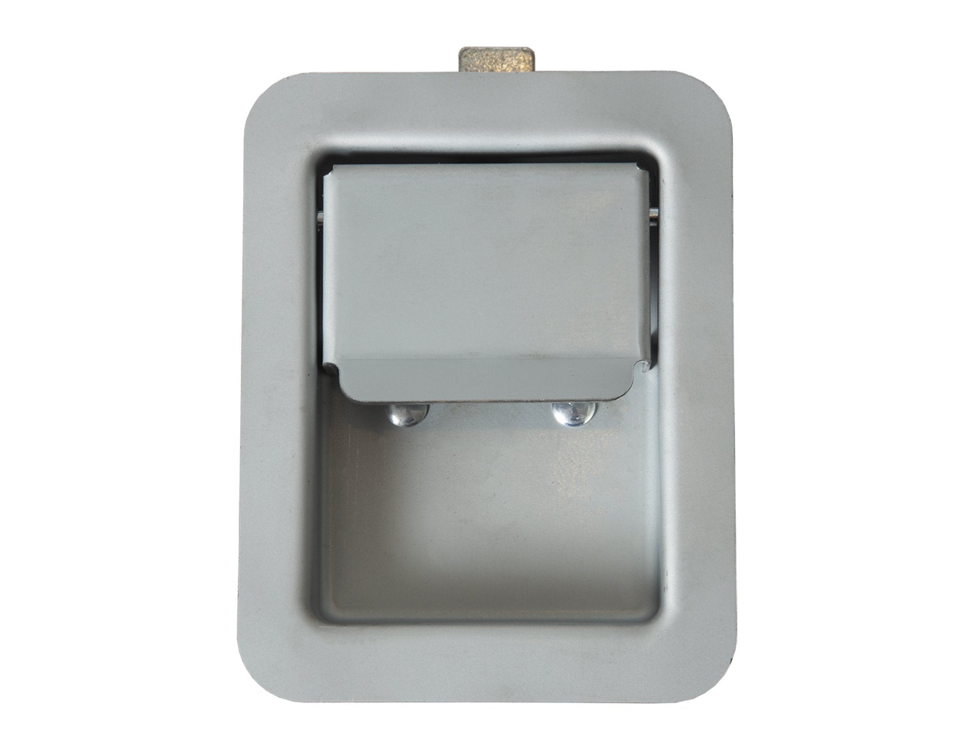 Buyers Products N3980 Single Point Rectangular Non-Locking Rotary Paddle Latch, Corrosion Resistant Stainless Steel W/ Installed