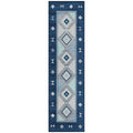 Phoenix Ph2 Blue Southwestern Rug Runner 2' 3" X 7 ' 6"